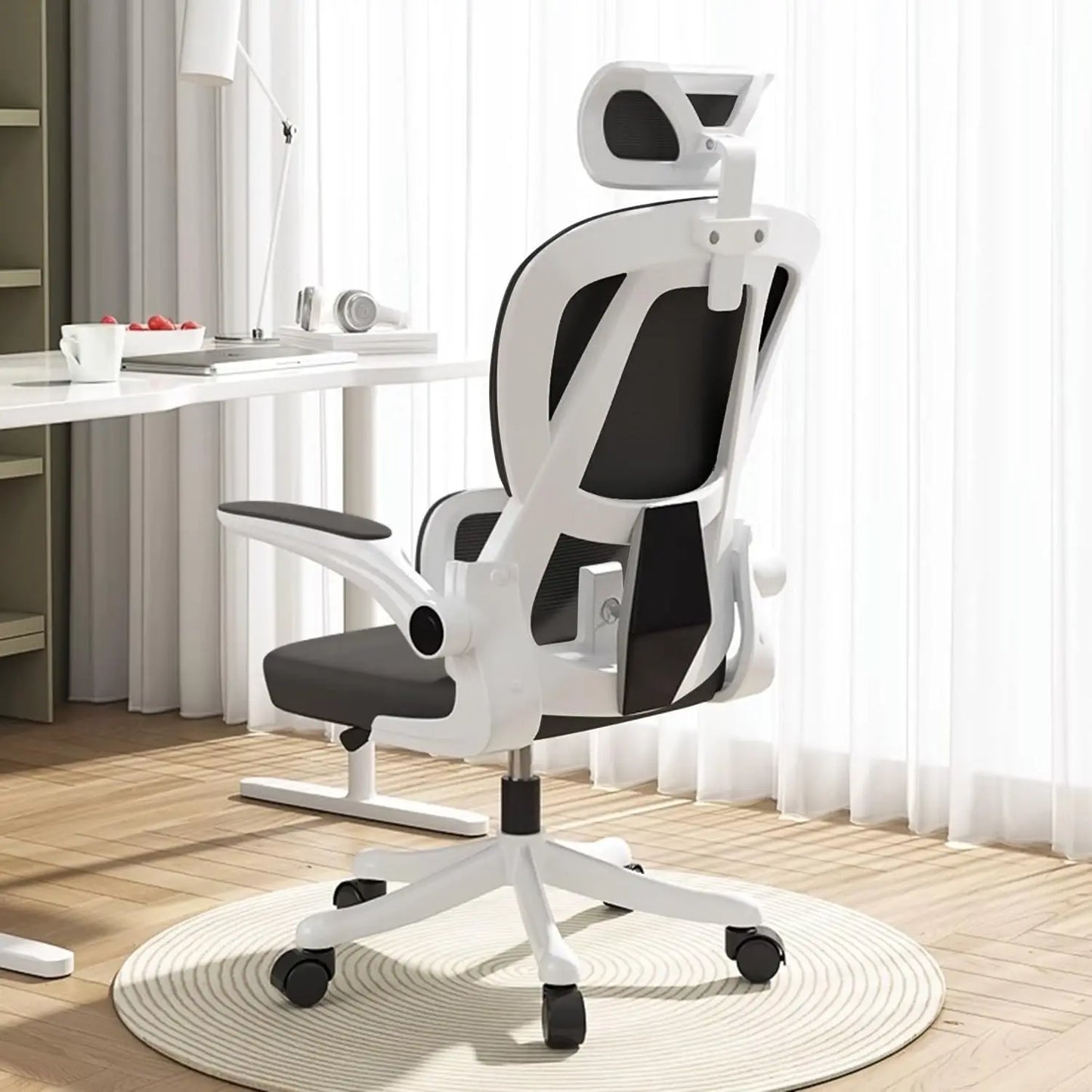 Computer Chair, Office Chair, High Back Ergonomic Office Chair with Lumbar Support, Adjustable Headrest, 3D Armrest FREE Shipping