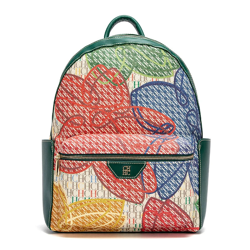 Backpack Carolina Herrera Shoulder Bag Large Capacity Internal Compartment Pocket Design Exquisite FREE SHIPPING