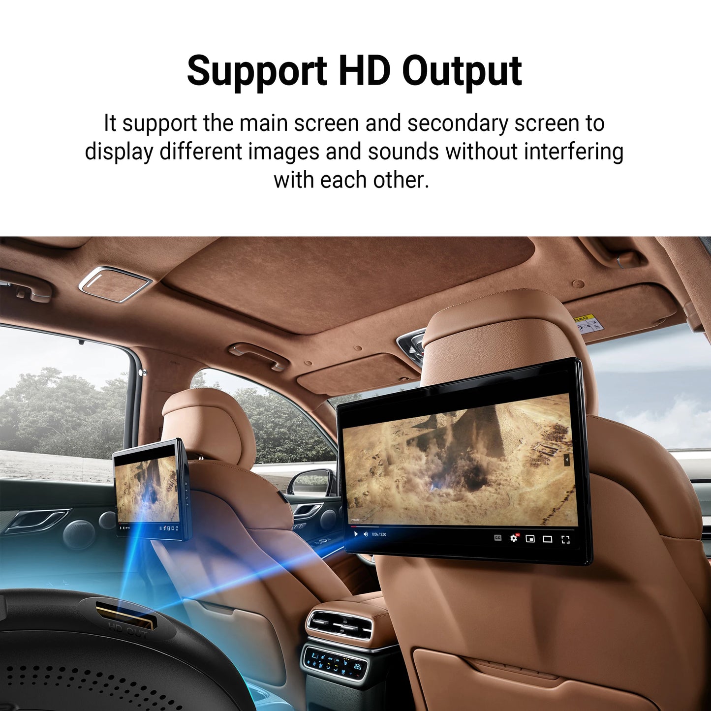 OTTOCAST P3 Android AI Box Wireless CarPlay Android Auto TV Box for HDMI Output Car Accessories Built in GPS for Youtube Netflix FREE SHIPPING