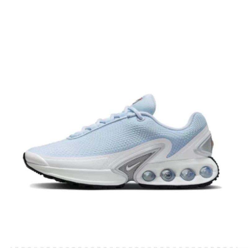 Nike Air Max DN Triple White Soft Anti Slip Durable Cushioned Rebound Mesh Breathable Low Leisure Sports Running Shoes FREE Shipping