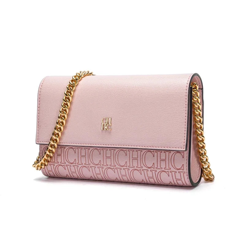 Carolina Herrera Exquisite Craftsmanship Women's Chain Bag Light Luxury Design Temperament Women's Crossbody Bag New 205. Classic Chain Bag FREE Shipping