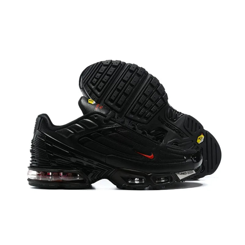 Nike Air Max Plus TN 3 Triple White Classics Lightweight Air Cushion Wear-Resistant Men Running Shoes White Walking Sneakers FREE Shipping