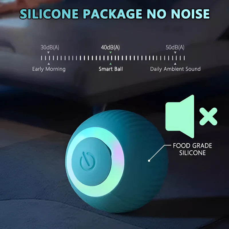 Cat Interactive Ball Smart Pet Cat Toys Indoor Automatic Rolling Magic Ball Electronic Interactive Cat Toy Cat Game Accessories FREE Shipping