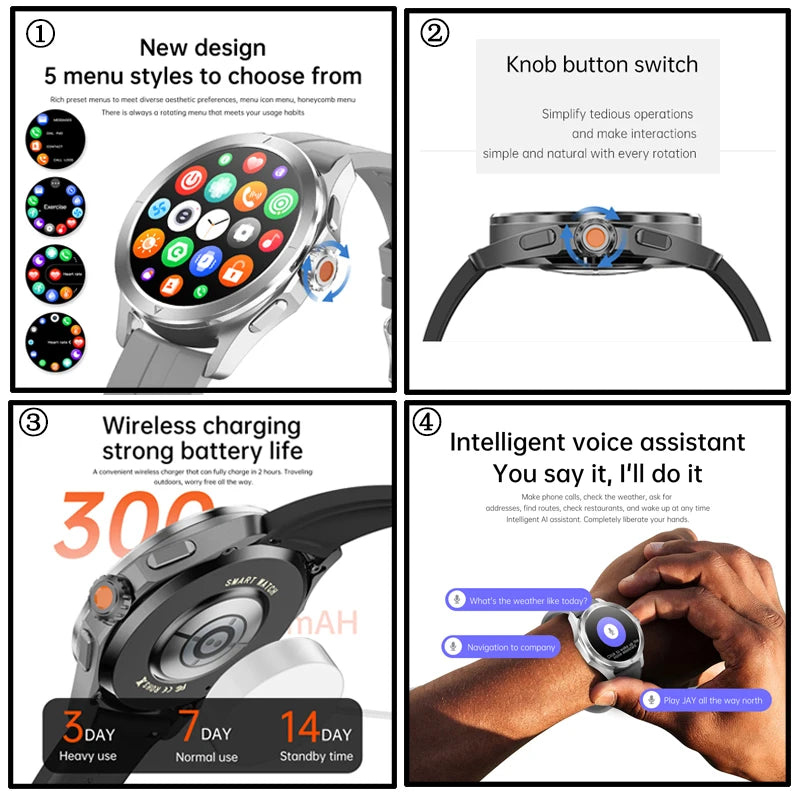 Xiaomi S4 Ultra Outdoor Sports Smart Watch Men 1.53 inch AMOLED NFC GPS Compass Heart rate Waterproof BT Call Smartwatch reloj Xiaomi FREE Shipping
