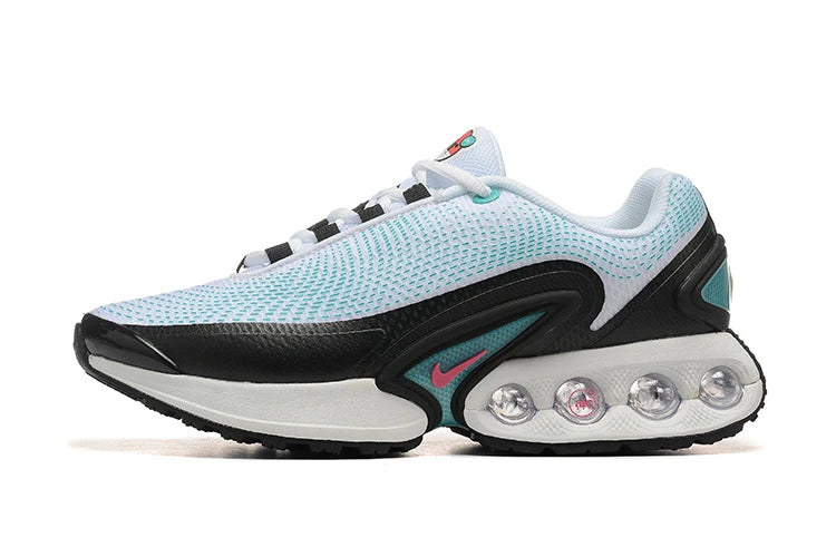Nike Air Max DN Triple White Soft Anti Slip Durable Cushioned Rebound Mesh Breathable Low Leisure Sports Running Shoes FREE Shipping