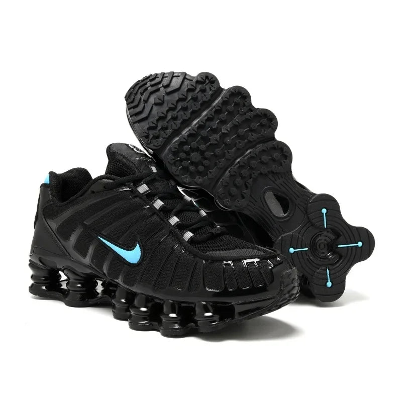 Nike Shox TL Black Green Men Women Casual Air Columns Running Shoes Unisex Non-slip Outdoor Sports Sneakers Free Shipping