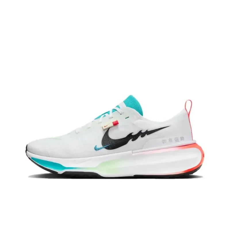 Nike ZoomX Invincible Run 3 White Light Blue Non-slip Cushioning Shock-absorbing Lightweight Men Women Casual Running Shoes FREE Shipping