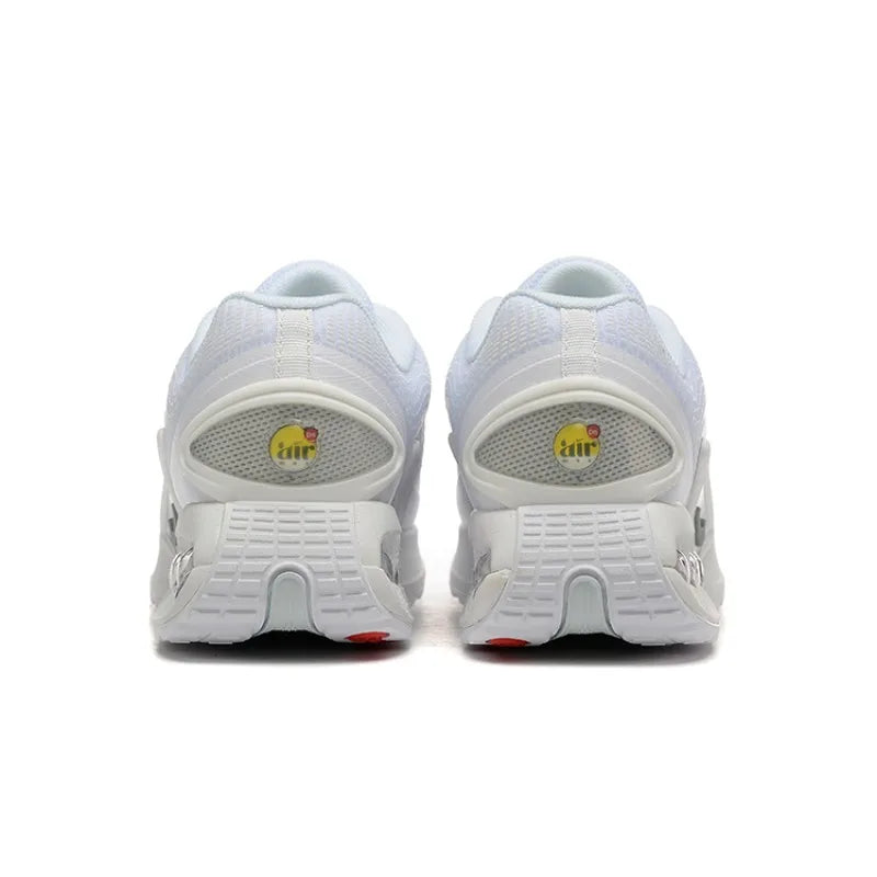 Nike Air Max DN Triple White Soft Anti Slip Durable Cushioned Rebound Mesh Breathable Low Leisure Sports Running Shoes FREE Shipping