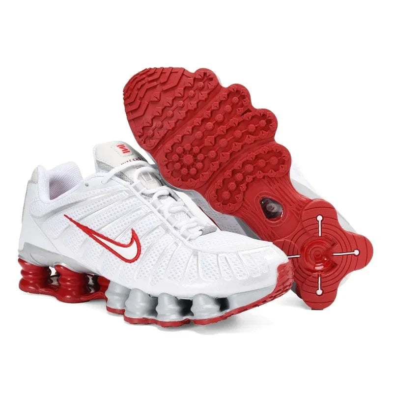 Nike Shox TL Black Green Men Women Casual Air Columns Running Shoes Unisex Non-slip Outdoor Sports Sneakers Free Shipping