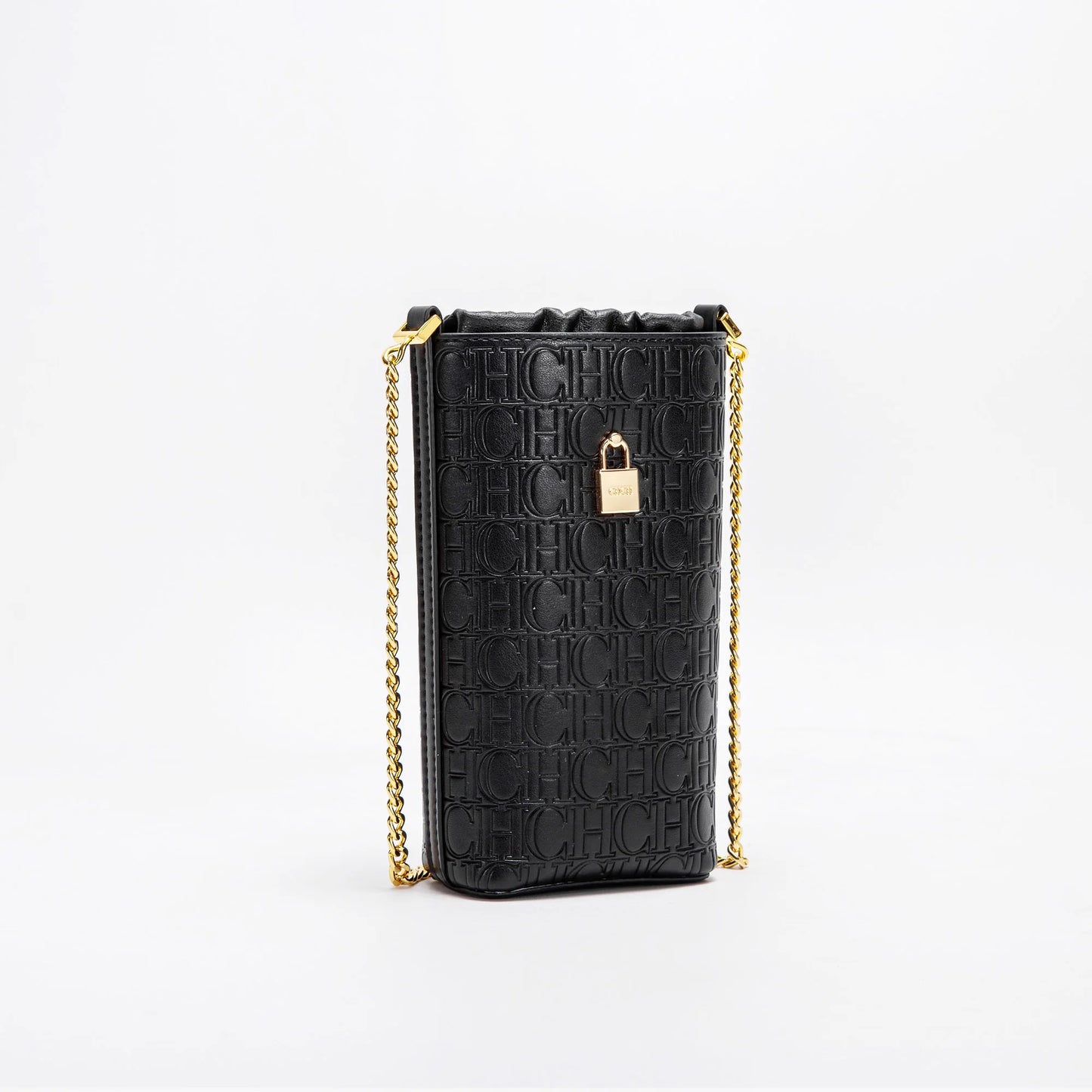 CHCH Phone Bag 2024 New Embossed Crossbody Bag High Quality Metal Chain Bag