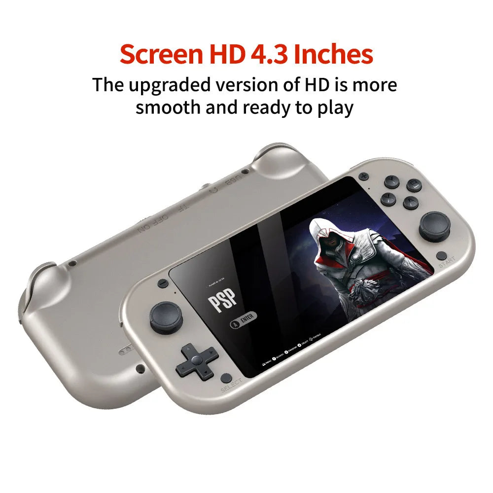 Trimui Smart Pro Handheld Game Console 4.96''IPS Screen Linux System Joystick RGB Lighting Smartpro Retro Video Game Player Gift