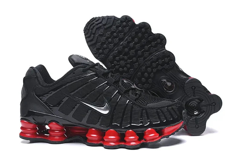 Nike Shox TL Black Green Men Women Casual Air Columns Running Shoes Unisex Non-slip Outdoor Sports Sneakers Free Shipping