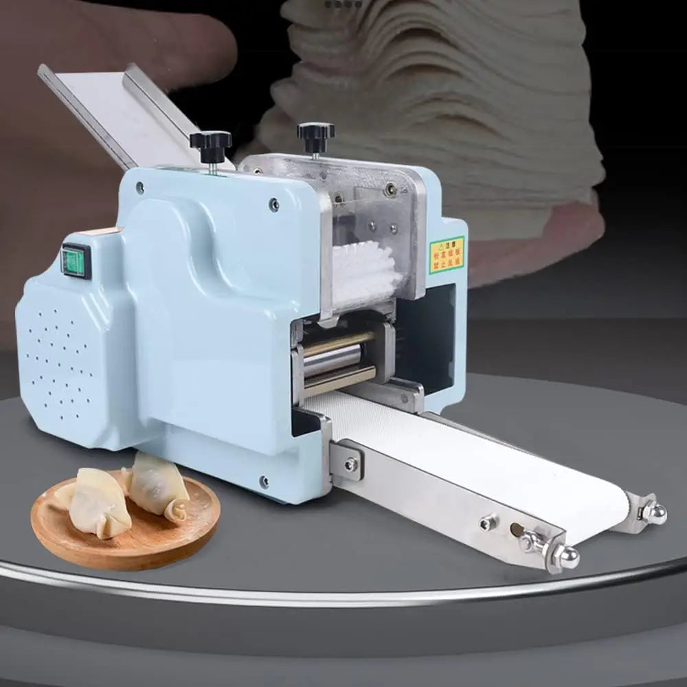 140W Commercial Electric Dumpling Skin Maker Wonton Dough Maker for Kitchen Noodle Shops Breakfast Shops Street Snack Shops