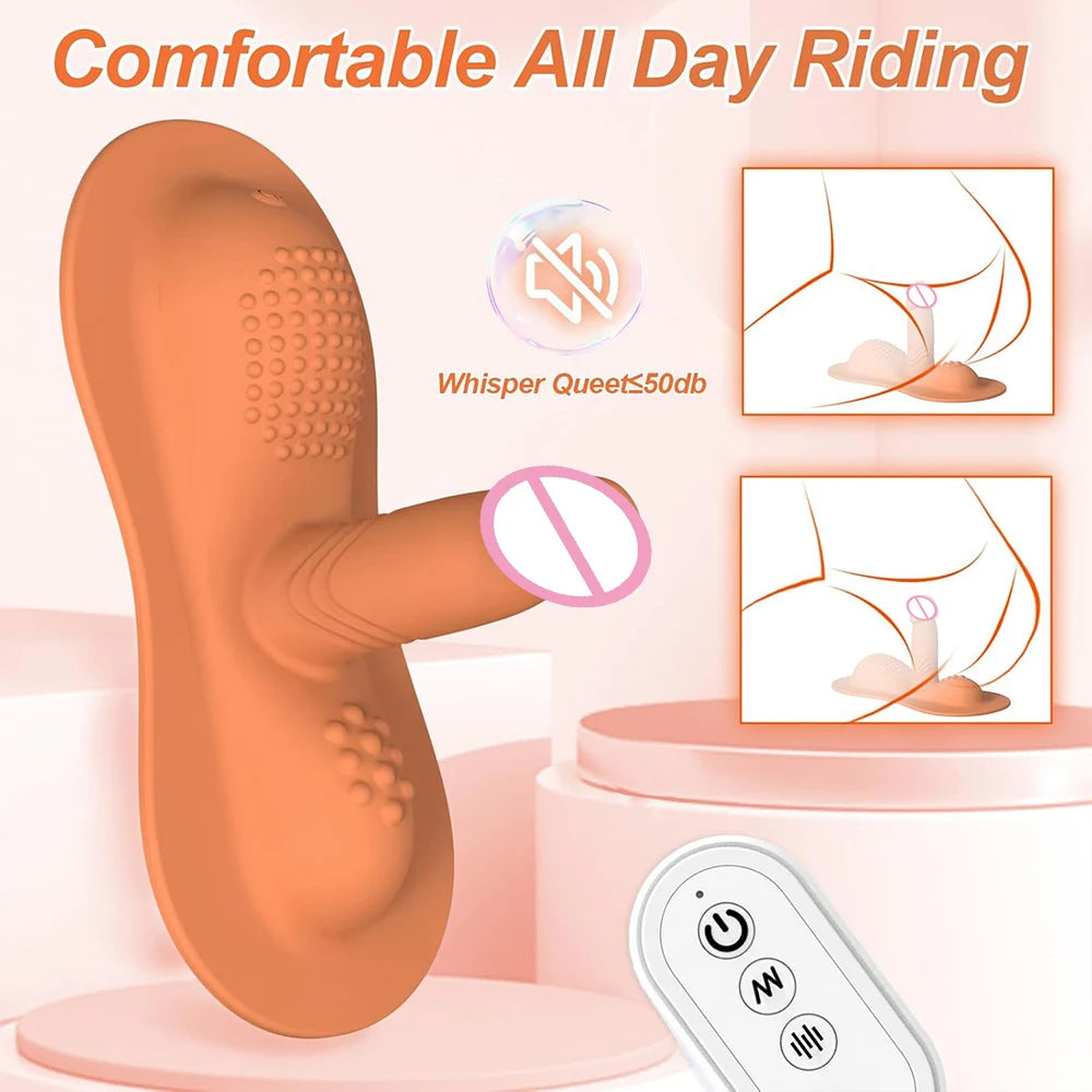 Mat Style Penetration Dildo Double Stimulation Vibrator Clitoris G-spot Anal Massage Masturbator Adult Female Sex Toys FREE Shipping