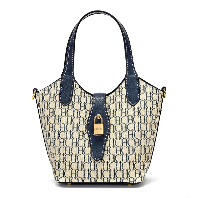Carolina Herrera Women's Handbag Autumn New Collection Simple Women's Vegetable Basket Handbag FREE Shipping