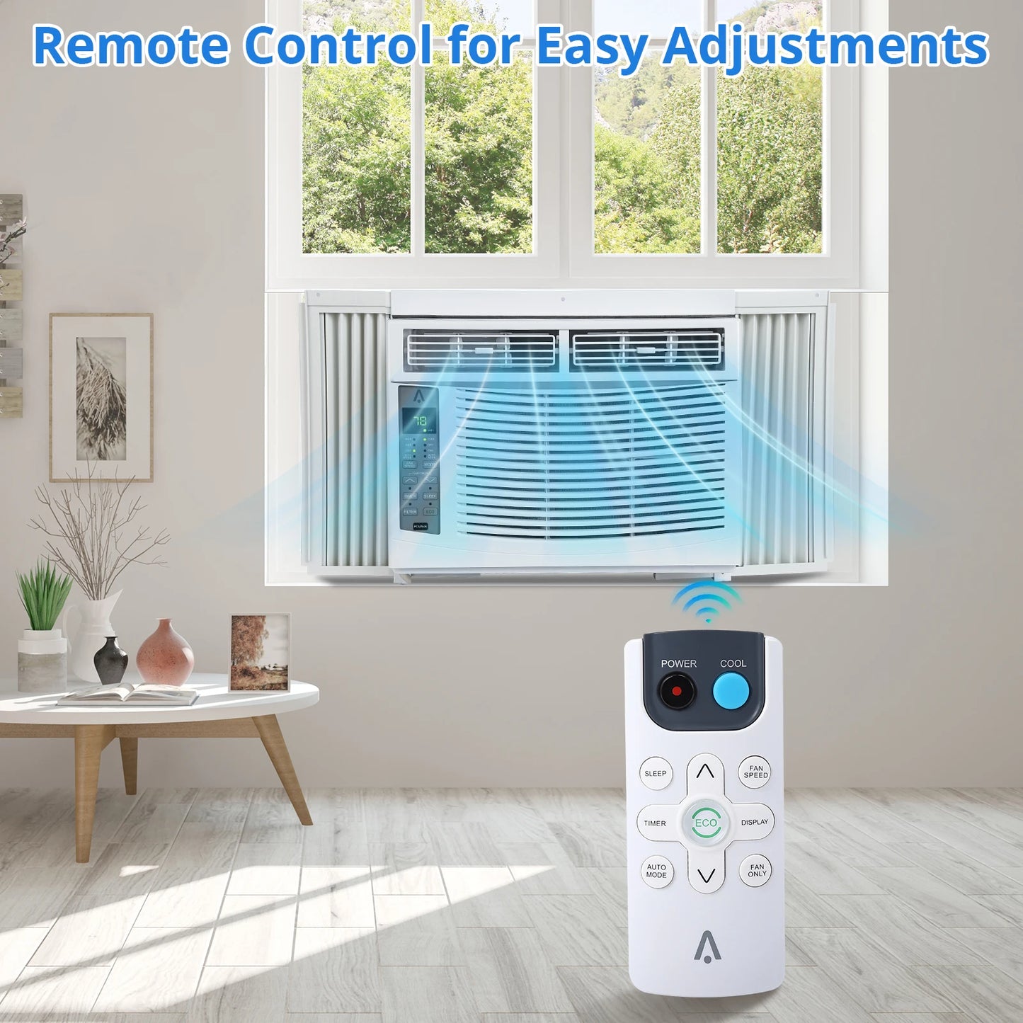 1 Abs Window Air Conditioner Fixed Frequency 6000 Btu Free Shipping