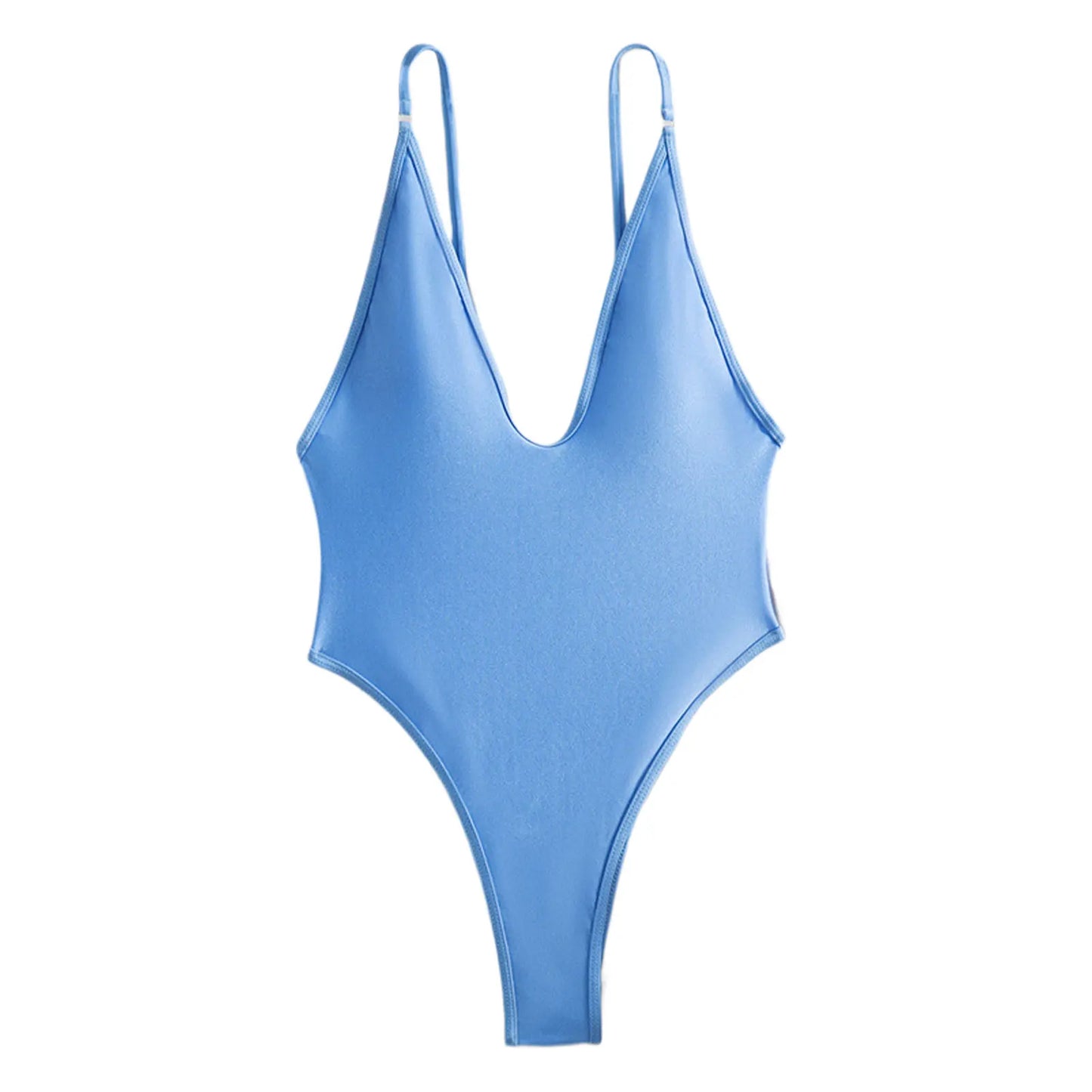 New Sleeveless Bodysuit Rompers Fashionable And Comfortable Fashionable And Sexy Sexy Deep V Swimsuit FREE Shipping