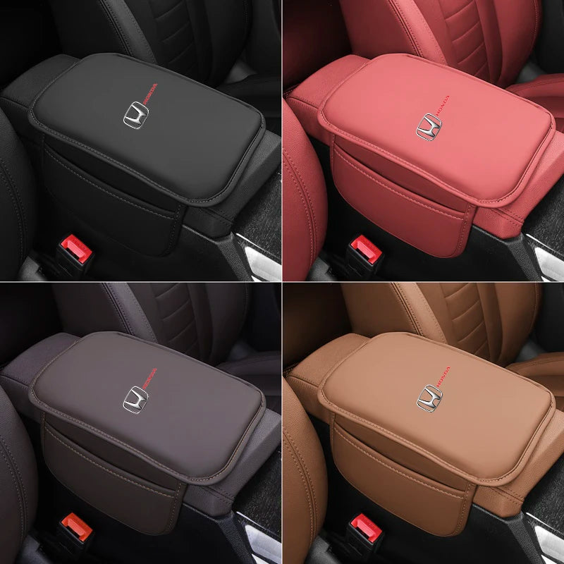 Car Armrest Box Pad Leather Auto Armrest Mat Car Accessories For Honda CBR300RR CBR600RR CBR1000RR CBR500R CBR650F VFR800