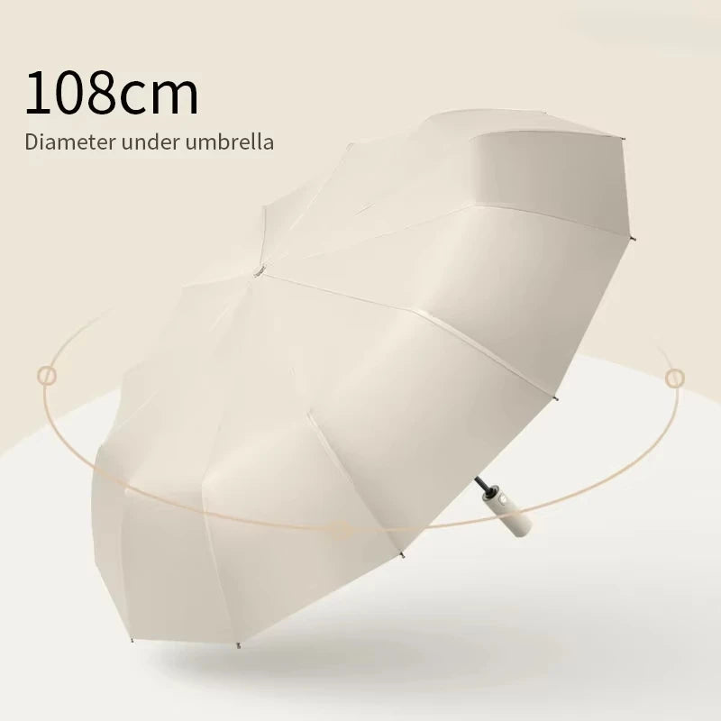 Xiaomi 24 Bone Solid Color Automatic Umbrella Light Collapsible Large Format Outdoor Sunshade UV Protection Automatic Umbrella FREE Shipping