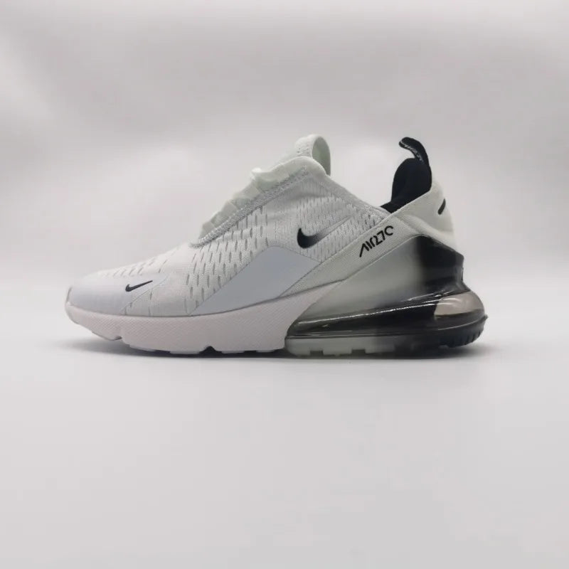 Nike Air Max 270 White Blue Fashion Casual Mesh Breathable Air Cushion Men Women Running Shoes Unisex Outdoor Sports Sneakers FREE Shipping