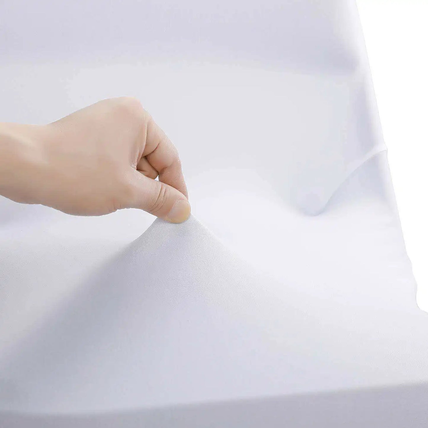 READOR 30/50/100Pcs stretch party banquet chair slipcovers white wedding spandex folding chair cover for events Forro para sillas FREE Shipping