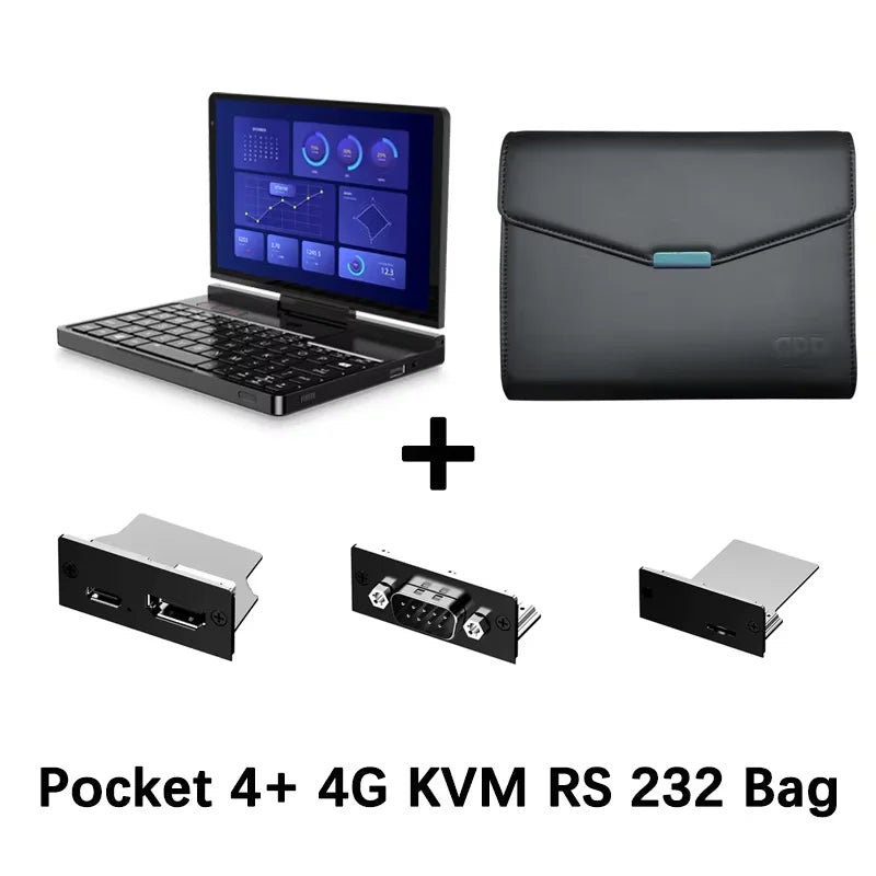 New 2025 version In stock! Original GPD Pocket 4 8.8-inch AMD AI 9 HX 370 64GB RAM 2TB NVMe Mini Laptop Computer for business FREE Shipping