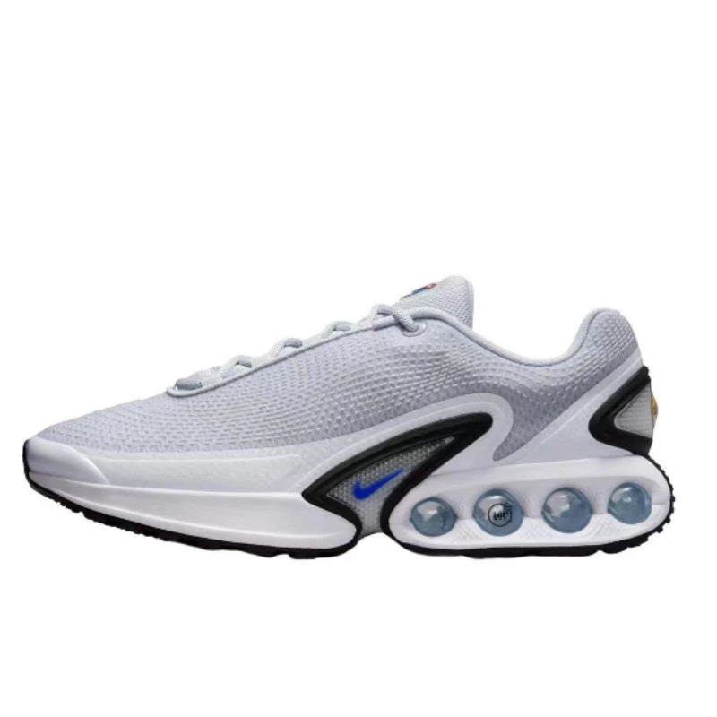 Nike Air Max DN Triple White Soft Anti Slip Durable Cushioned Rebound Mesh Breathable Low Leisure Sports Running Shoes FREE Shipping