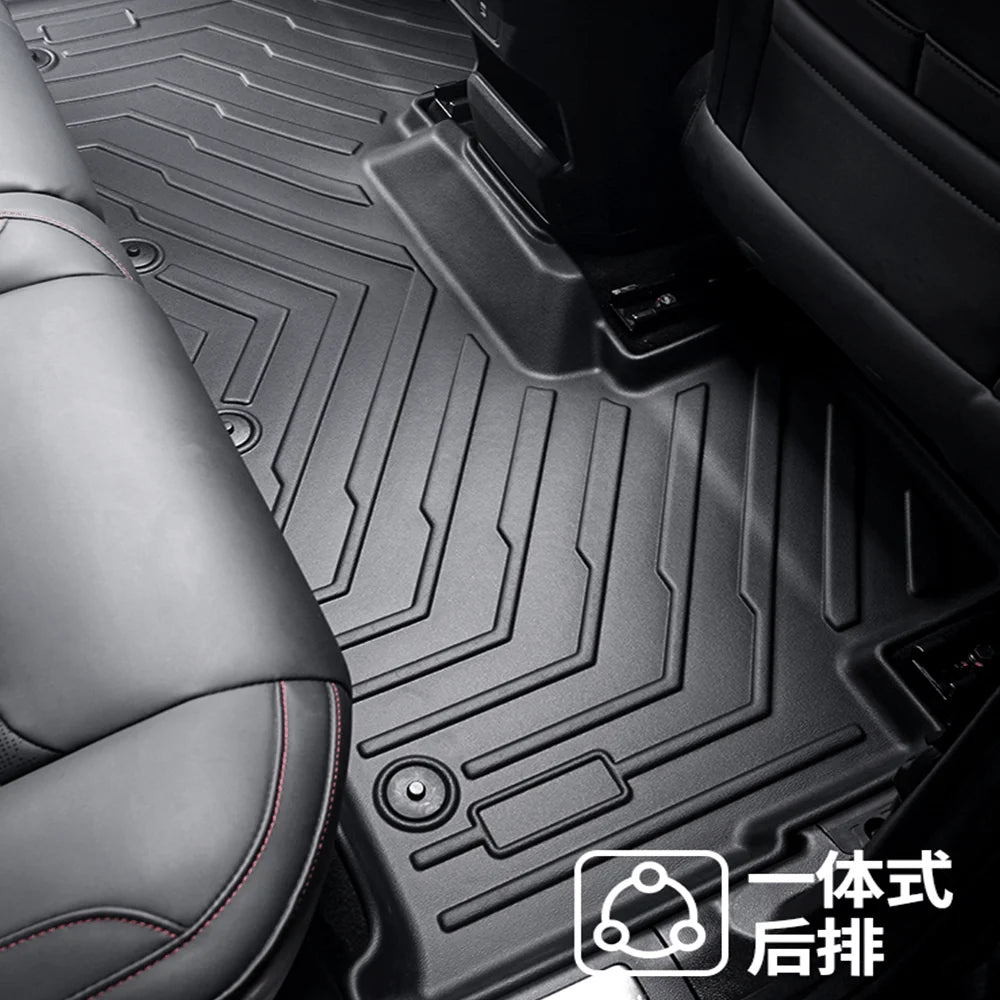 For Jetour T2 Traveler 2024 2025 Floor Mats Trunk Mats, All Weather Waterproof Anti-Slip Front Rear Cargo Liner Mat Foot Pads