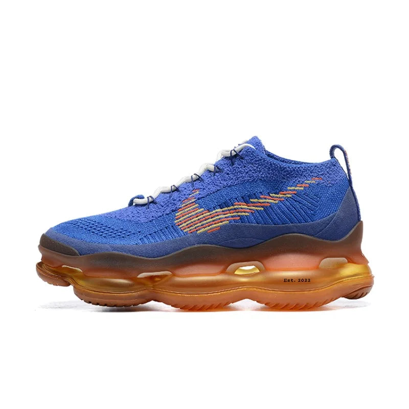 Nike Air Max Scorpion Flyknit Blue Brown Mesh Air Cushion Lightweight Men Women Running Shoes Unisex Casual Sneakers FREE Shipping