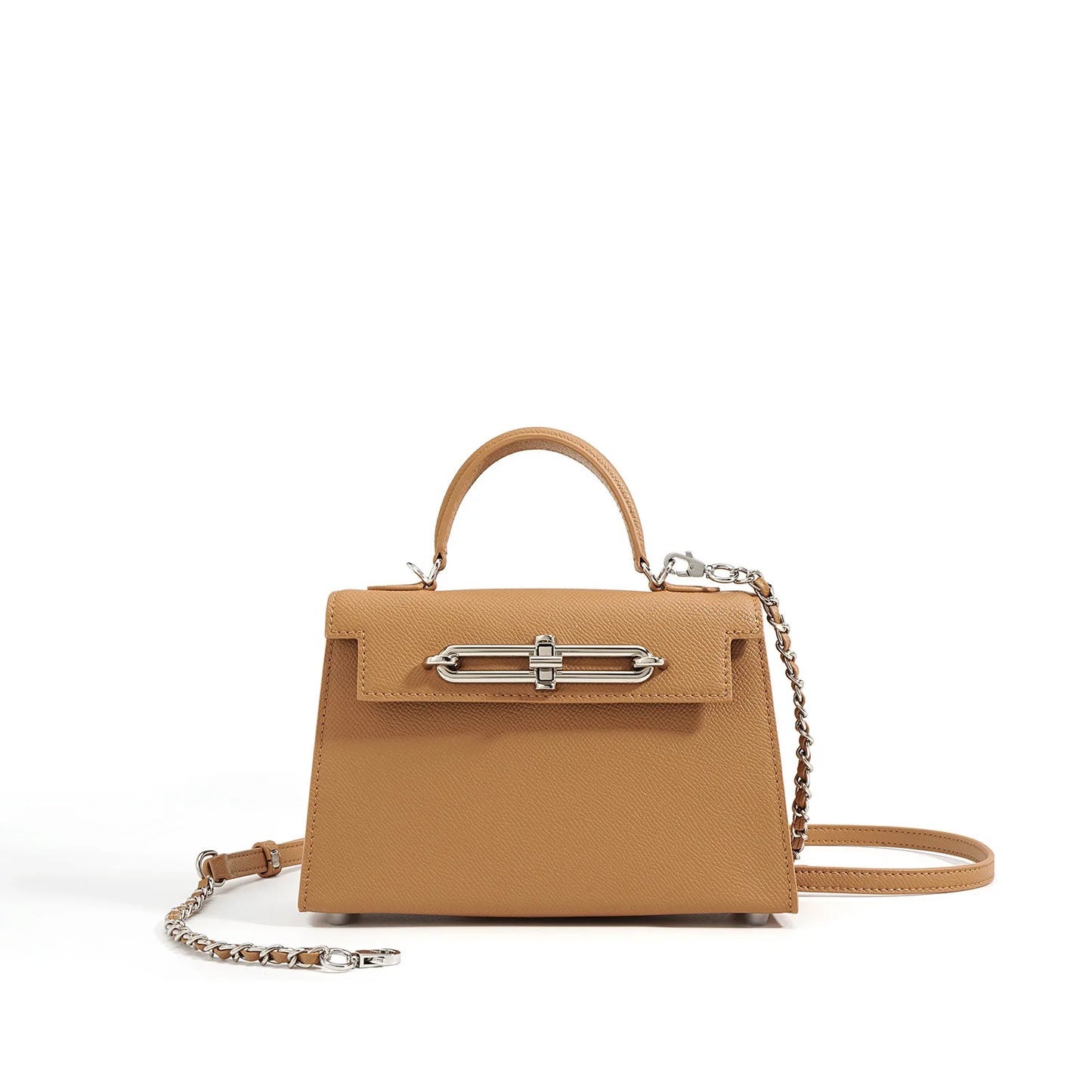 Louis Levane Split Leather Luxury Designer Mini Handbags With Top Handle Small Size Classic Purse And Handbag
