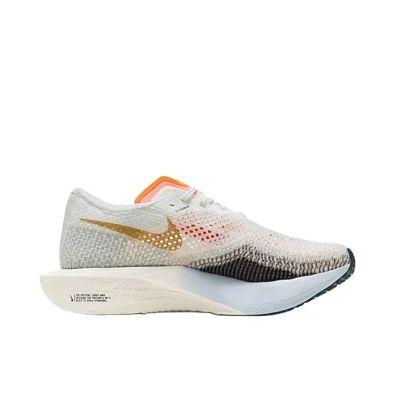 Nike ZoomX Vaporfly NEXT% 3 Yellowish White Classic Men Women Anti-slip Carbon Plate Cushioning Running Shoes FREE SHIPPING