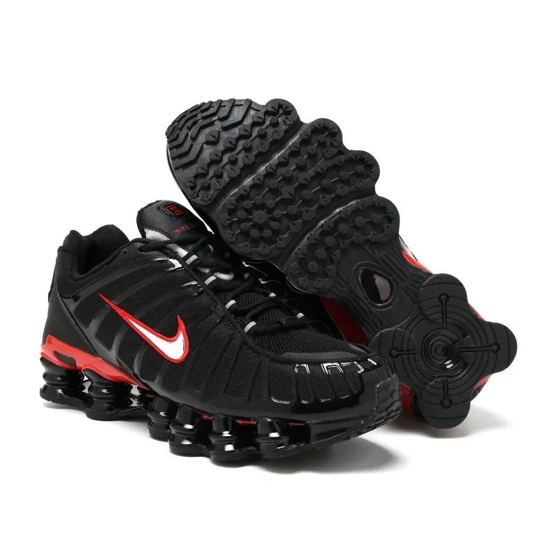 Nike Shox TL Black Green Men Women Casual Air Columns Running Shoes Unisex Non-slip Outdoor Sports Sneakers Free Shipping
