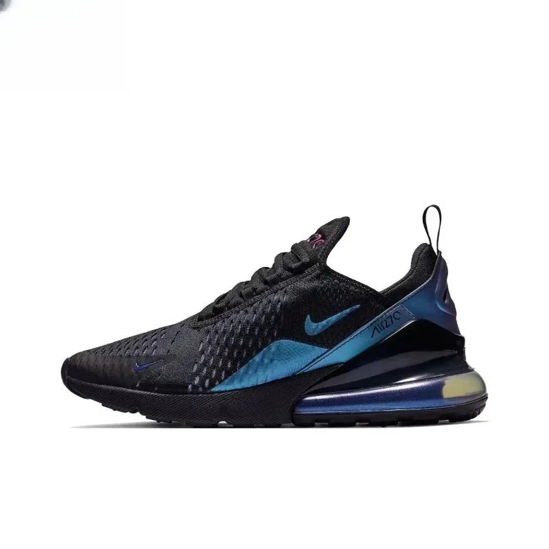 Nike Air Max 270 White Blue Fashion Casual Mesh Breathable Air Cushion Men Women Running Shoes Unisex Outdoor Sports Sneakers FREE Shipping