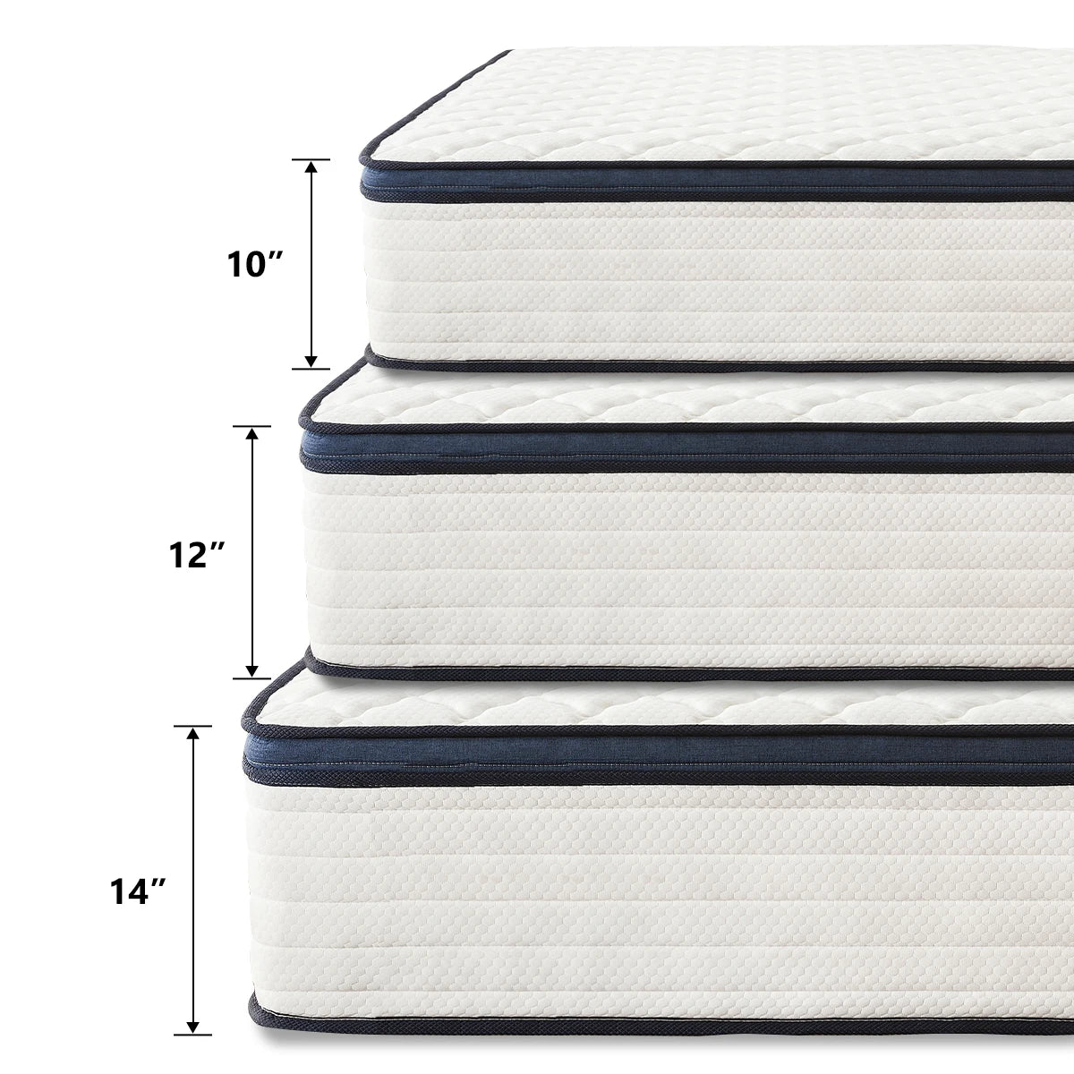 Queen Size Mattress Gel Memory Foam Hybrid Mattress , Pressure Relief, Medium Firm Comfort, Motion Isolation, Mattress in a box FREE SHIPPING