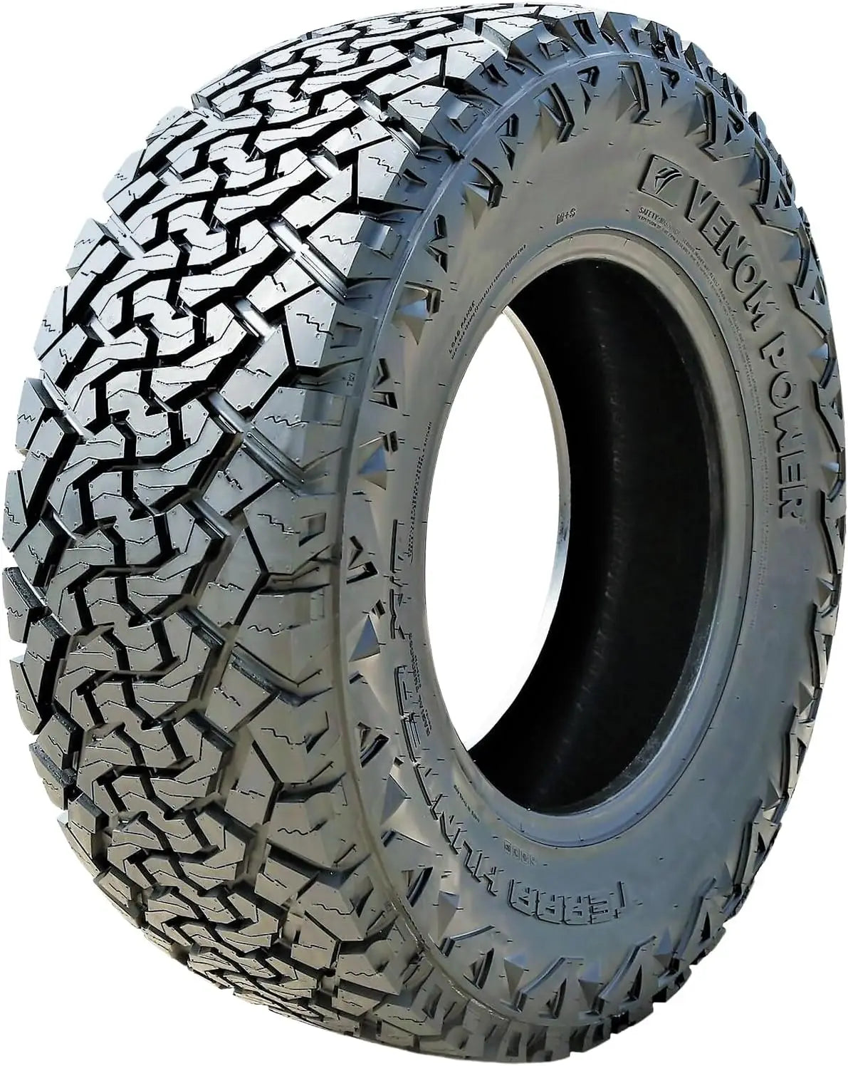 Venom Power Terra Hunter X/T XT All-Terrain Mud Light Truck Radial Tire-35X12.50R20LT 35X12.50X20 35X12.50-20 121R Load Range E LRE 10-Ply BSW Black Side Wall FREE Shipping