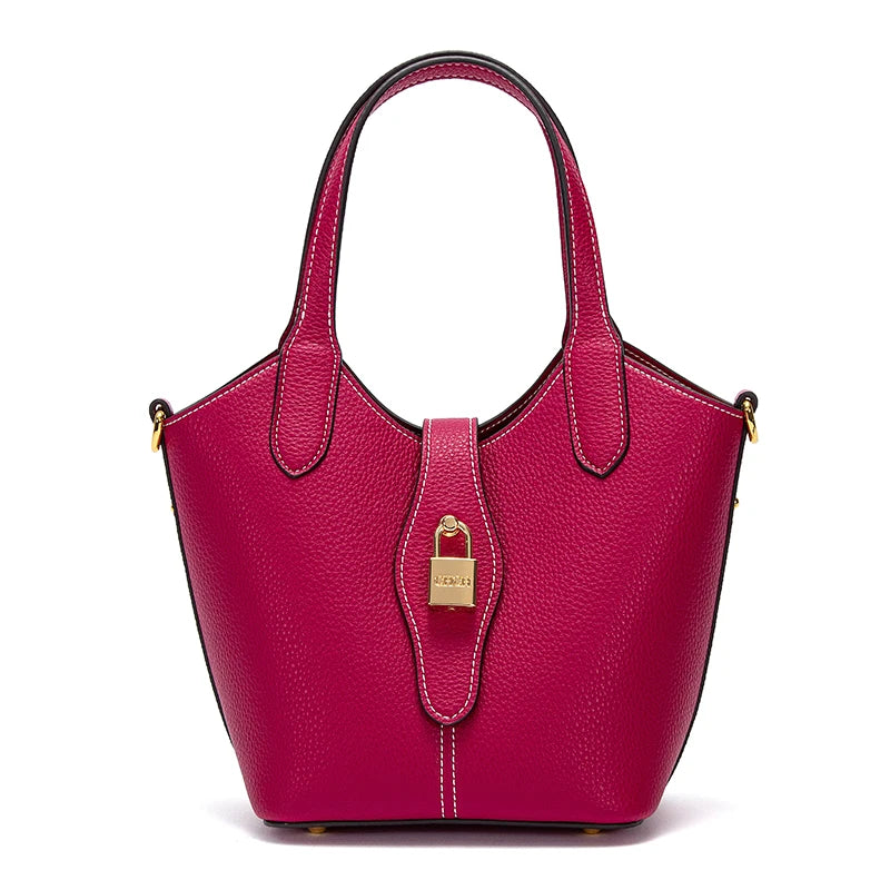 Carolina Herrera Women's Handbag Autumn New Collection Simple Women's Vegetable Basket Handbag FREE Shipping