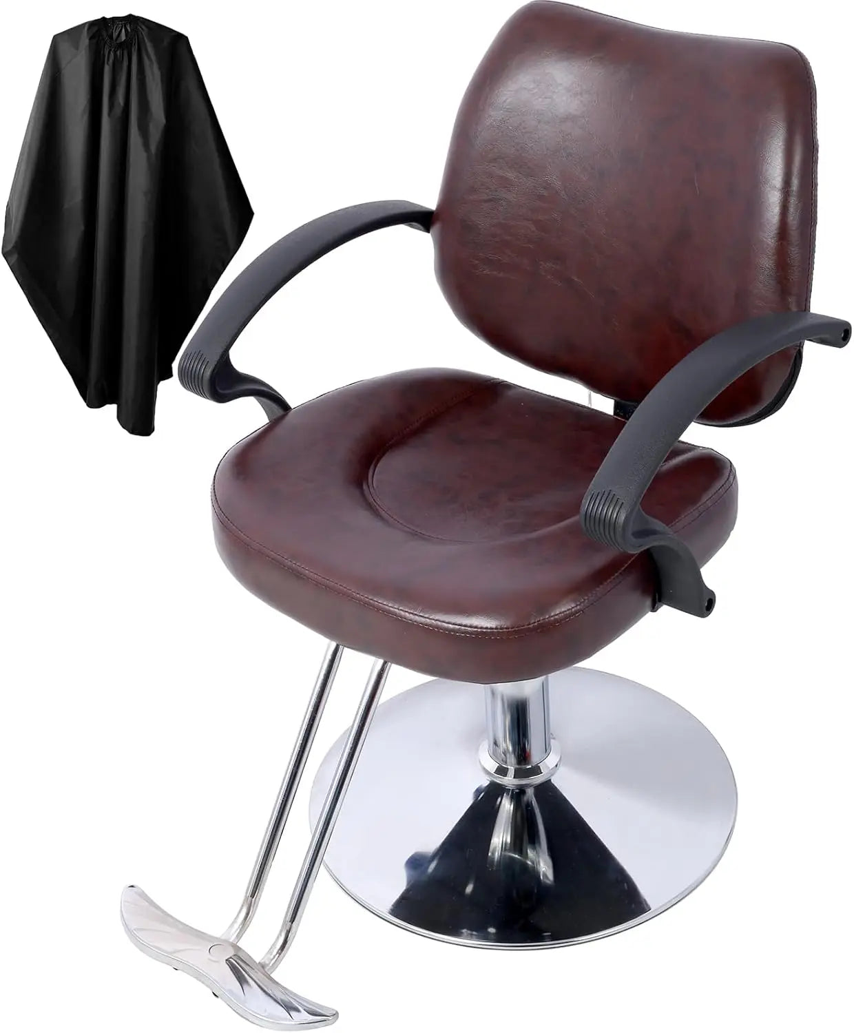 Reclining Barber Chair,Heavy Duty Beauty Shampoo Barbering Chair ReclineHeight Adjustable, Load Capacity FREE Shipping
