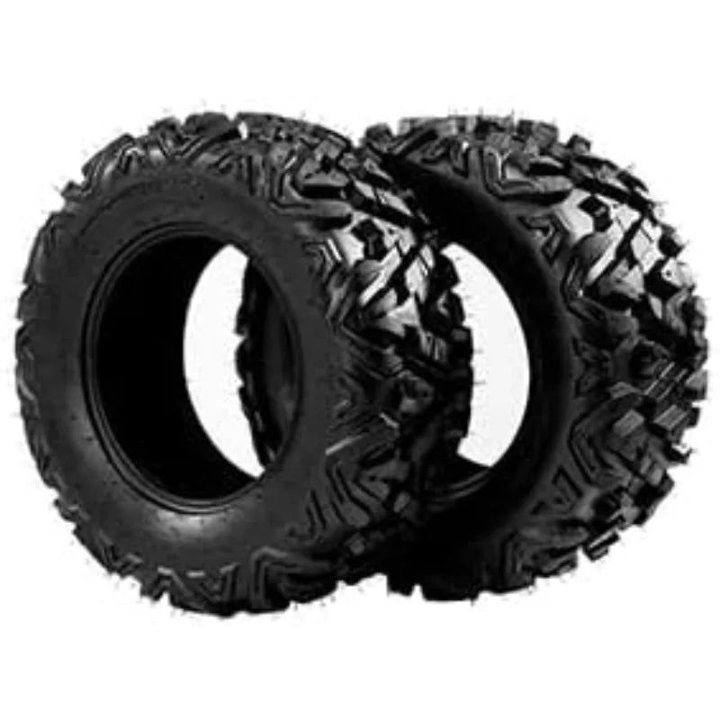 Complete Set of 4 All Terrain ATV UTV Tires 25x8-12 Front & 25x10-12 Rear 6PR Tubeless FREE SHIPPING