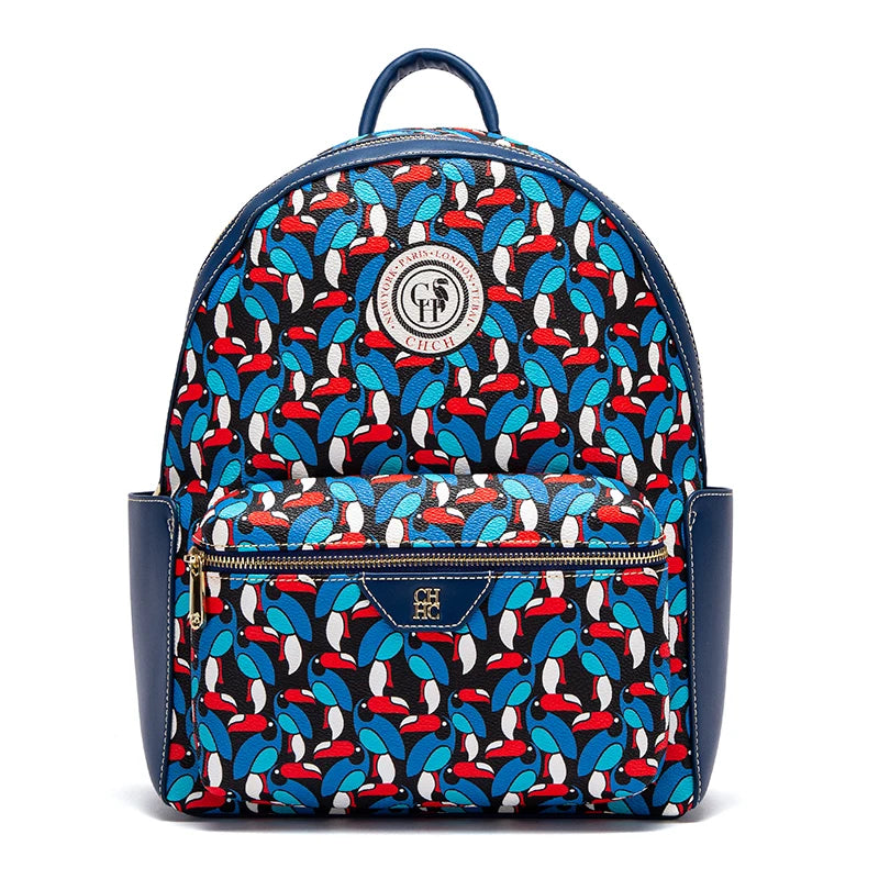 Backpack Carolina Herrera Shoulder Bag Large Capacity Internal Compartment Pocket Design Exquisite FREE SHIPPING