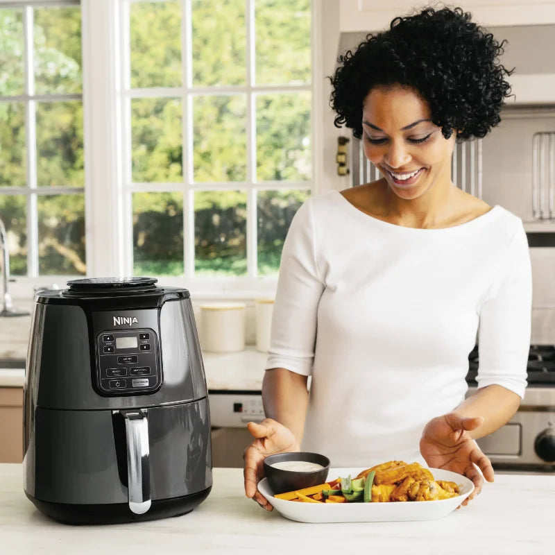 Ninja 4QT Air Fryer, Black, AF100WM FREE SHIPPING