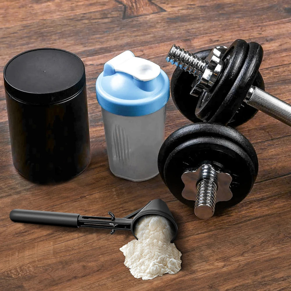 CAFEMASY Creative Measuring Spoon Funnel For Protein Powder, Workout & Sports Drinks Baby Formula Coffee Powder Kitchen Accessor