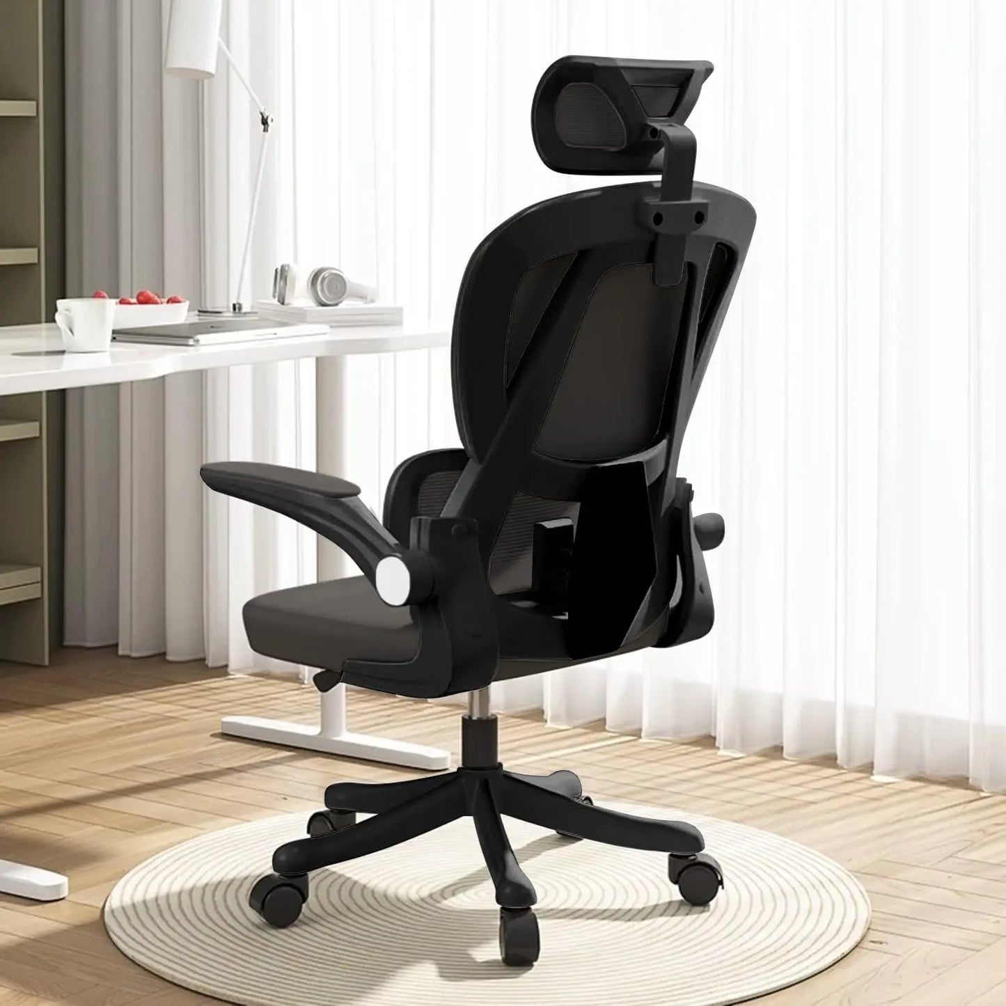Computer Chair, Office Chair, High Back Ergonomic Office Chair with Lumbar Support, Adjustable Headrest, 3D Armrest FREE Shipping
