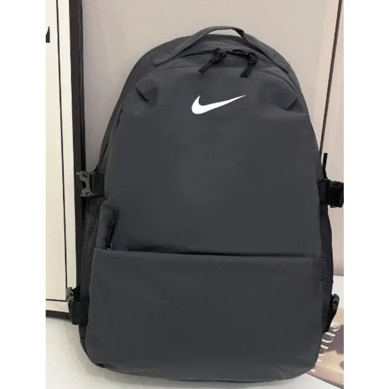 Nike black sports Bags Zipper Library Opening Fabric Backpack sporty Basketball Unisex Backpacks Multiple colors FREE Shipping