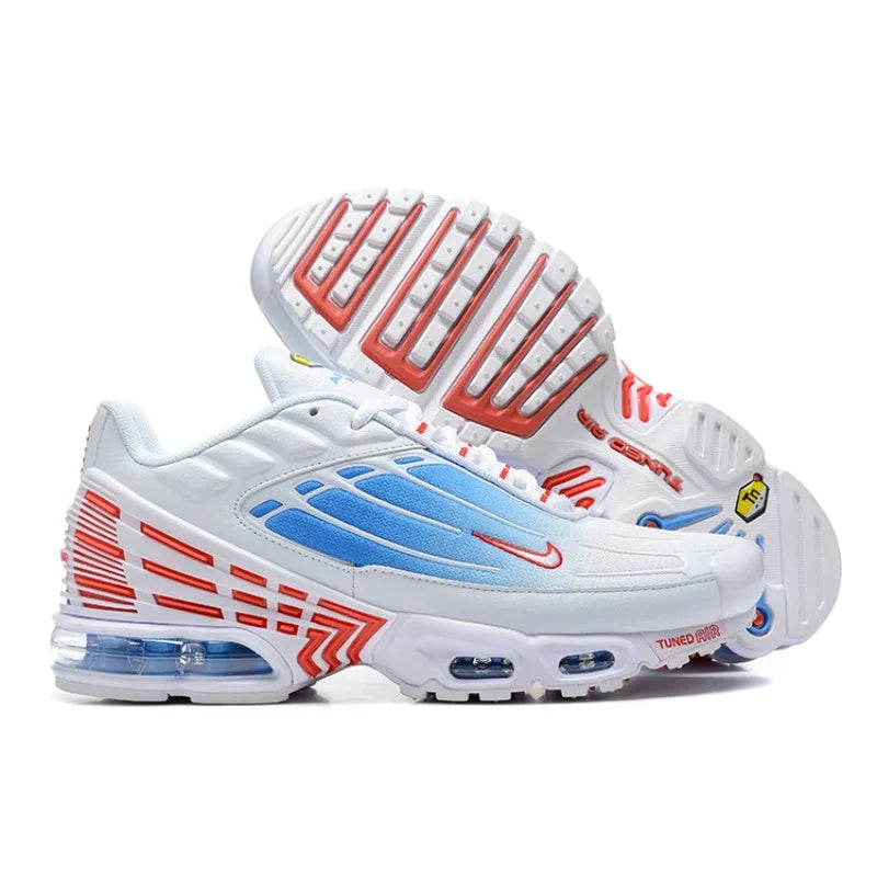Nike Air Max Plus TN 3 Black Blue Red Trendy Versatile Non-slip Air Cushion Men Running Shoes Outdoor Walking Sneakers FREE Shipping