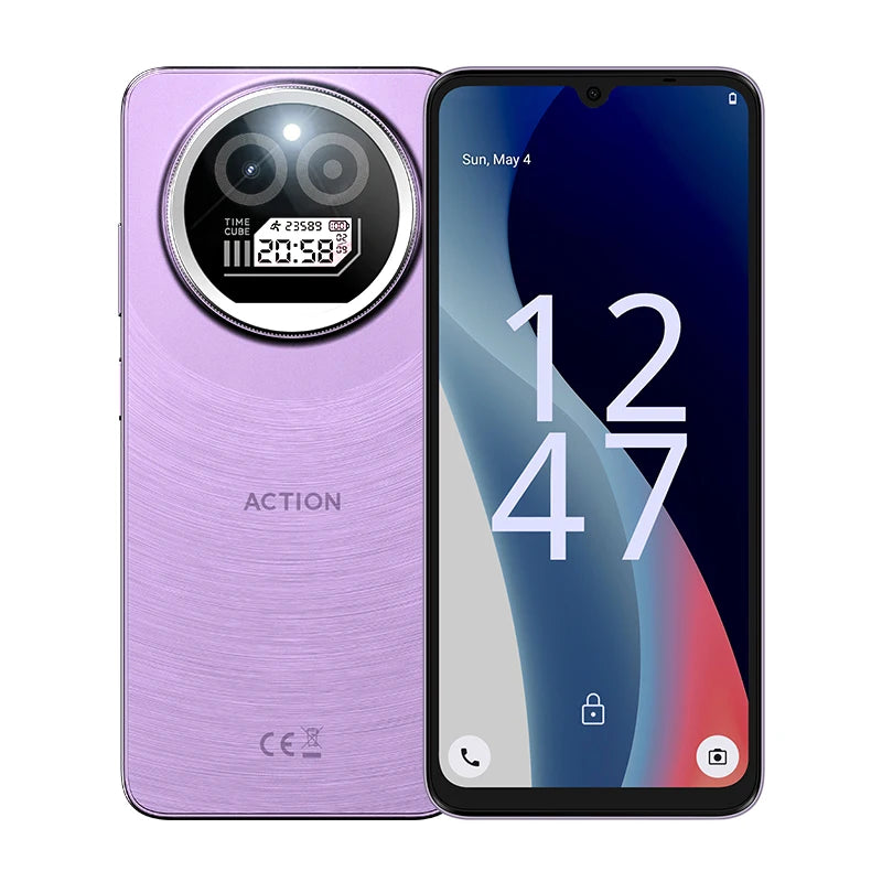 IIIF150 Action A5Pro Phone Dual Screen Design Smartphone Android 15 8GB RAM 256GB ROM 6.8" HD+ Display 5100mAh Samsung S24FREE Shipping