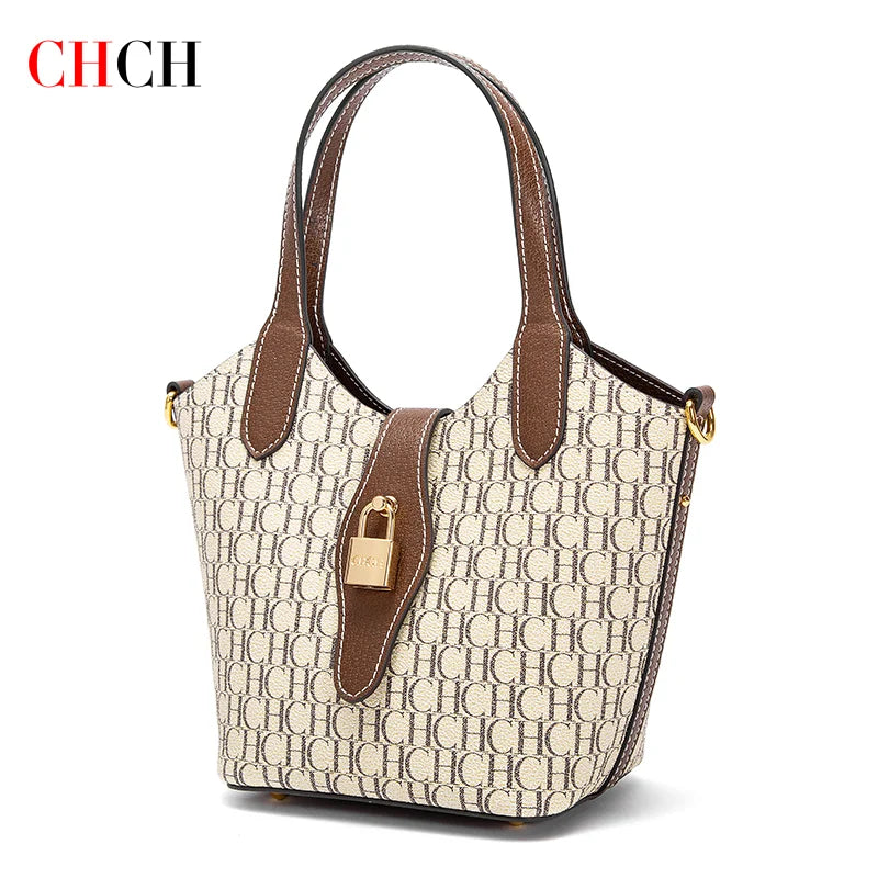 Carolina Herrera Women's Handbag Autumn New Collection Simple Women's Vegetable Basket Handbag FREE Shipping