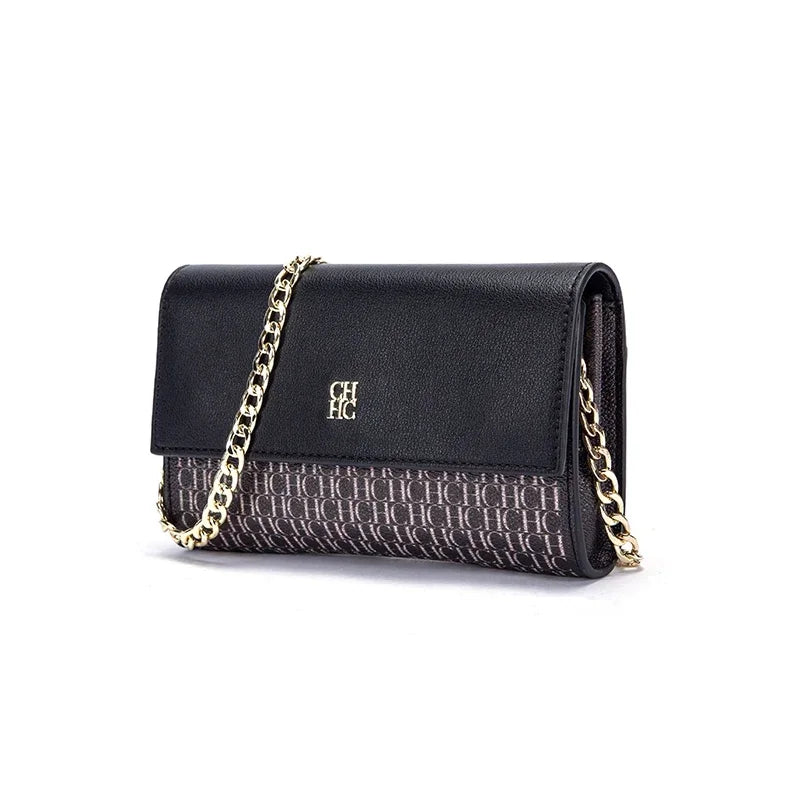 CH Letter Elements Color Blocked Women's Crossbody Bag Women's Chain Bag Exquisite Craftsmanship Light Luxury Design Chain Bag
