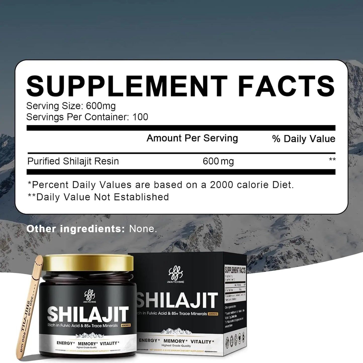 Shilajit Pure Himalayan Organic Resin - Gold Grade Shilajit Resin with Fulvic Acid & 85+ Trace Minerals Complex for Energy Free Shipping