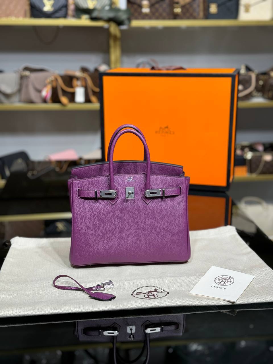Hermes Birkin 25 Togo Leather Worldwide FREE SHIPPING