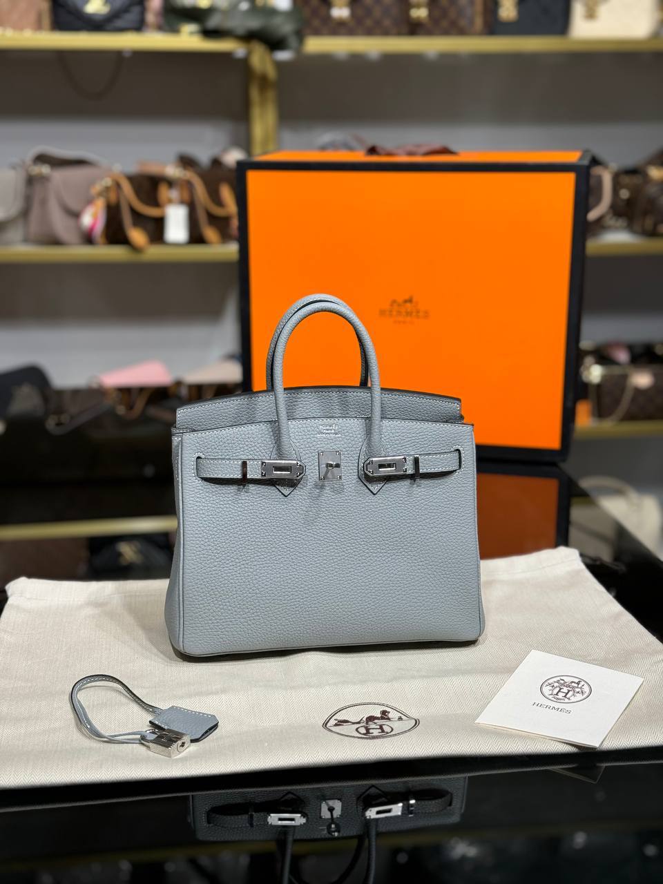 Hermes Birkin 25 Togo Leather Worldwide FREE SHIPPING